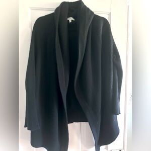 Joie Black Draped Women's Cardigan
